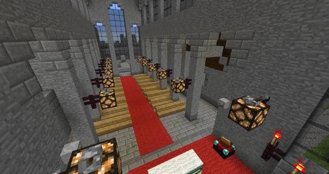 Замок-деревня вид внутри 6