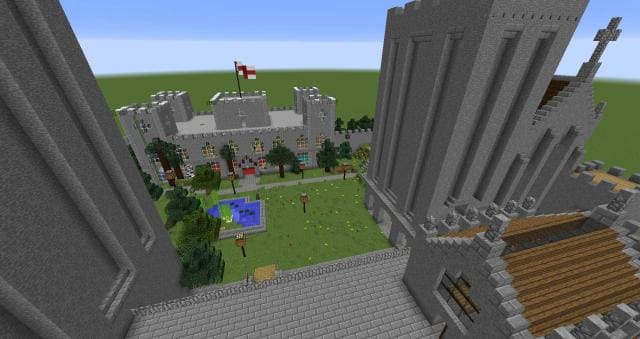 Замок-деревня вид внутри 2