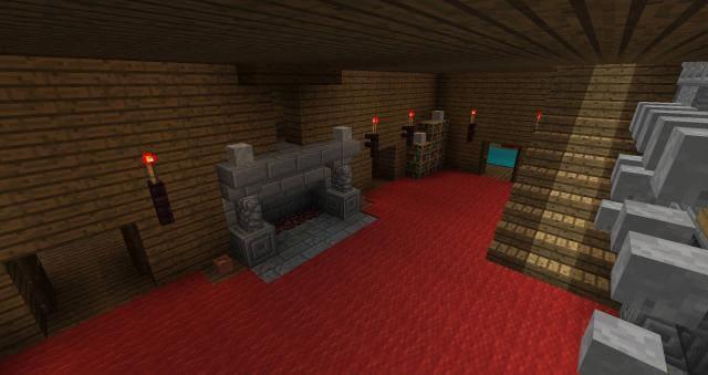 Замок-деревня вид внутри 4