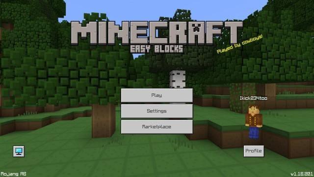 Главное меню игры