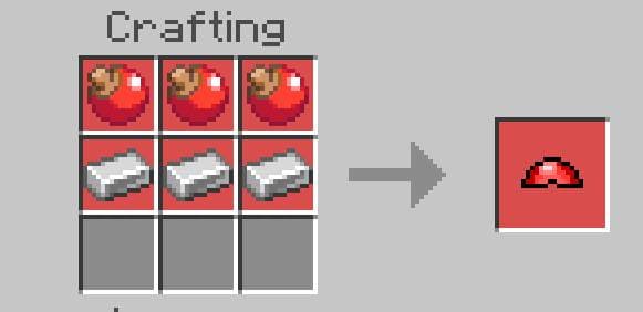 Верхняя часть покебола красная