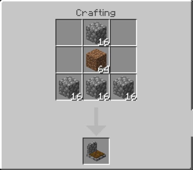 Крафт каменной плиты