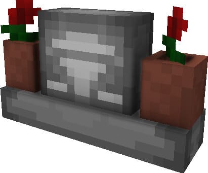 Могила с цветами