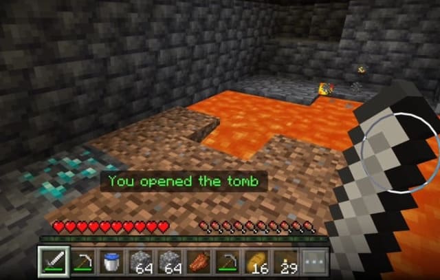 Открывание могилы