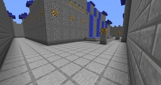 Защищенная крепость вид внутри