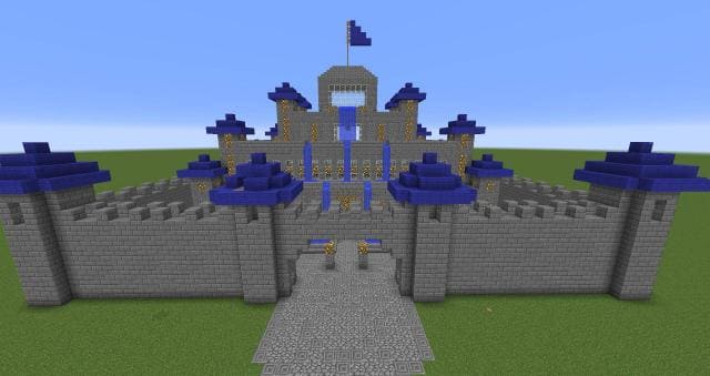 Защищенная крепость вид спереди