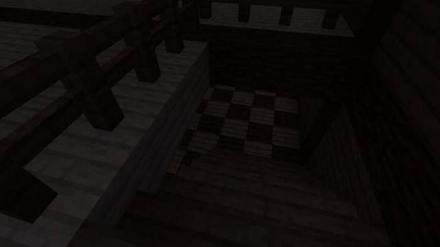 Клетчатый пол во тьме