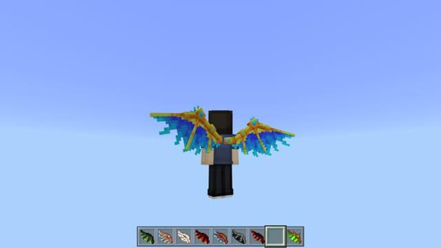 Крылья на игроке