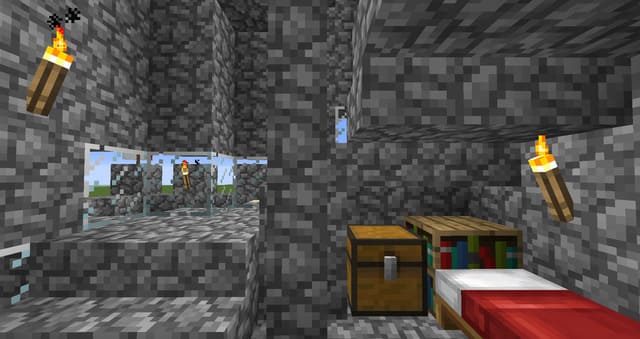 Угловая башня вид внутри 2