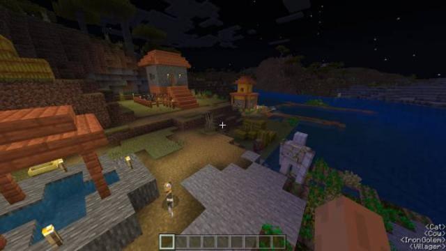 Железный голем в деревне