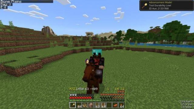 Игрок верхом на лошади