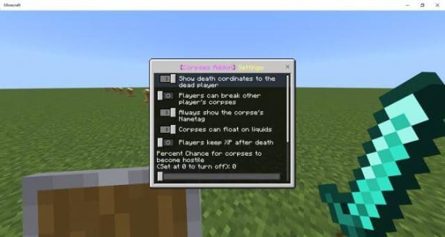 Настройки могилы