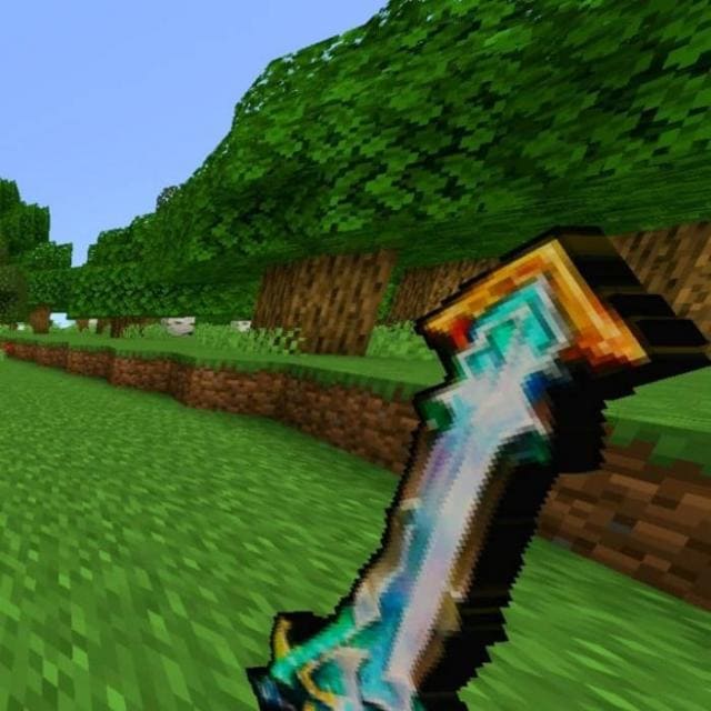 Меч в руке персонажа