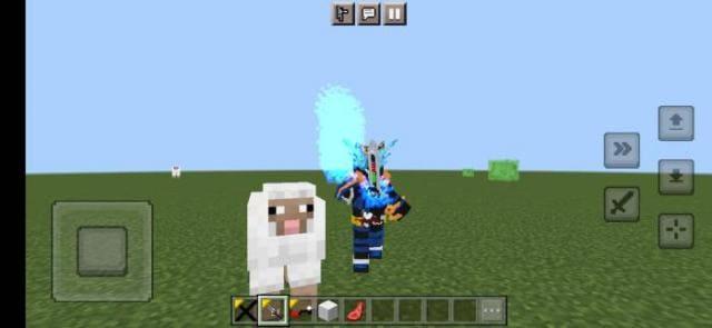 Мощный удар персонажа