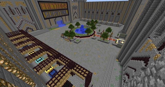 Компактная крепость вид внутри