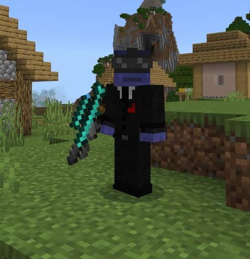 Оружие в руке игрока