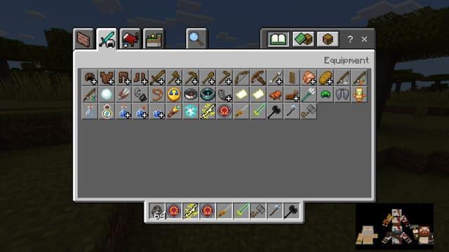 Получение вещей в креативном режиме