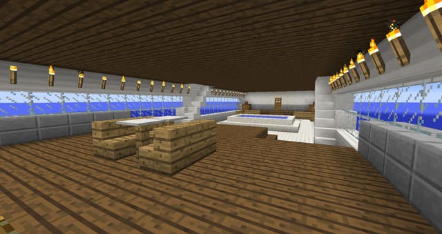 Яхта с удобствами вид внутри 3