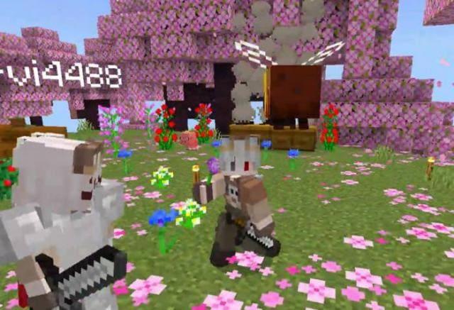 Пчела над игроком