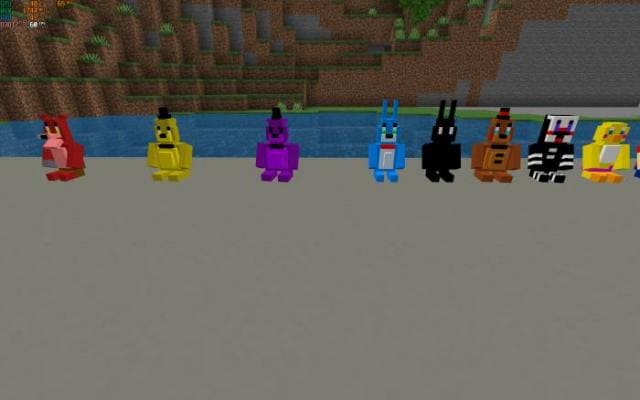 Аниматроники в игре