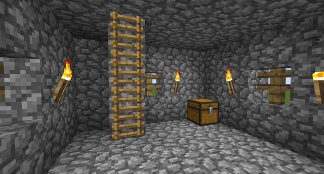 Средневековая башня вид внутри 2