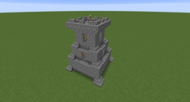 Средневековая башня вид сзади