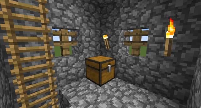 Средневековая башня вид внутри 3