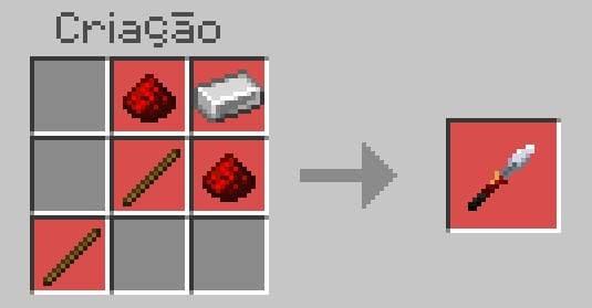 Копье из красного камня