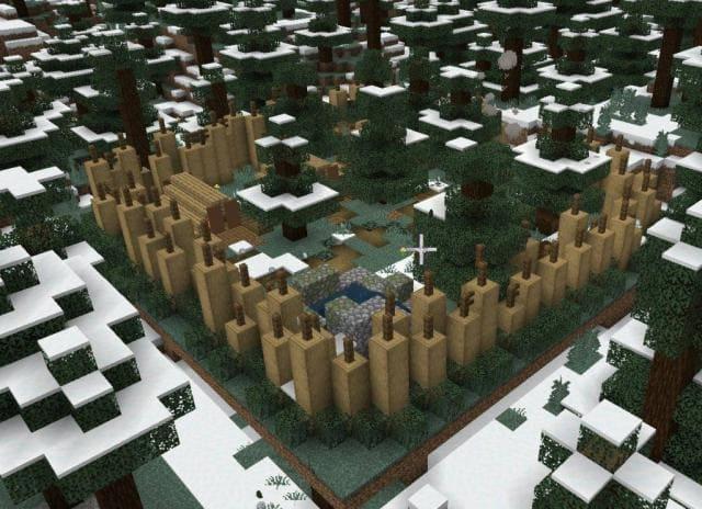 Огороженный лес