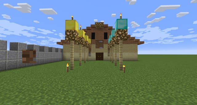 Фермерский домик вид спереди 2