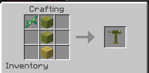 Бамбуковая турель крафт