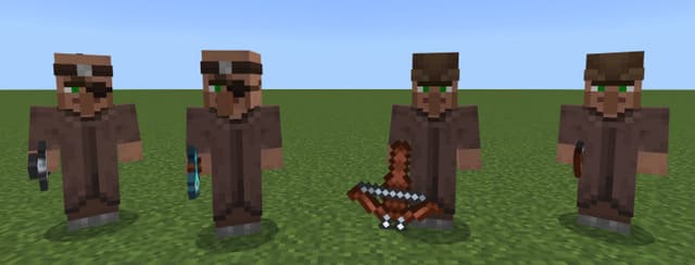 Деревенские жители-солдаты