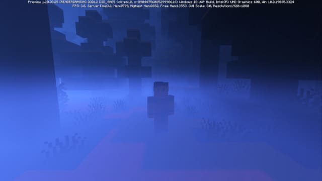 Синий туман в лесу