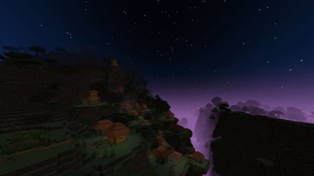 Пурпурный туман в горах