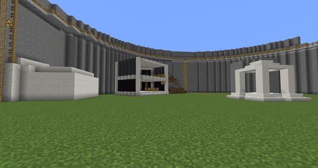 Круглая арена вид внутри