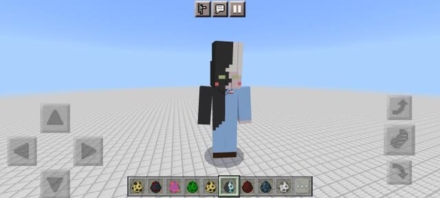 Бело-черный персонаж