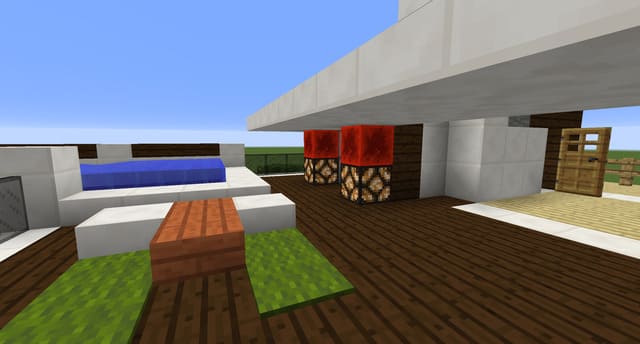 Проработанный дом вид внутри 4