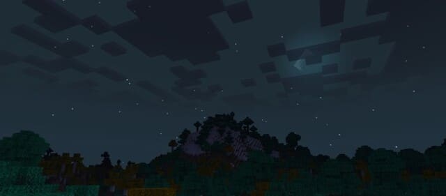 Темно-серое небо