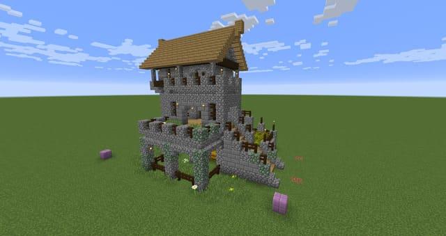 Старинный дом вид спереди