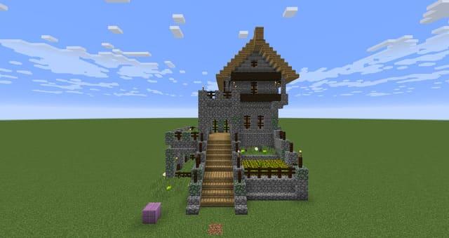 Старинный дом вид спереди 2