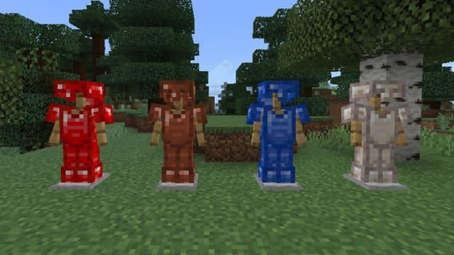 Лазуритовая, Редстоун, Кварцевая и медная броня