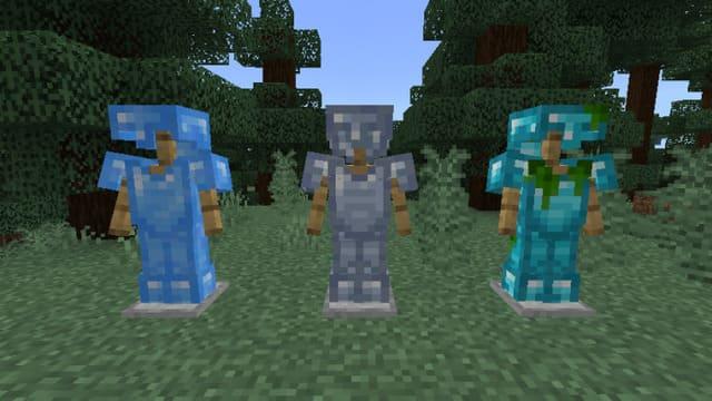 Броня из закаленного льда, морского алмаза и замороженного алмаза