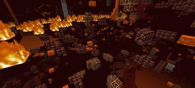 Видимость блоков сквозь препятствия