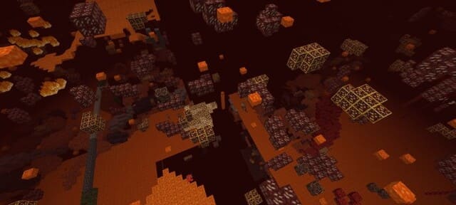 Видимость руды сквозь блоки