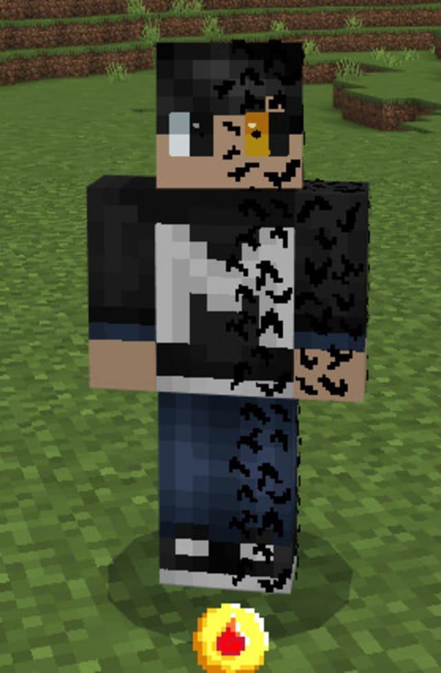 Частицы ворон на игроке