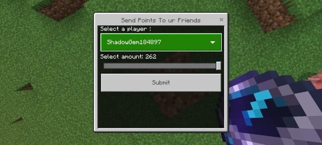 Отправка точек телепорта