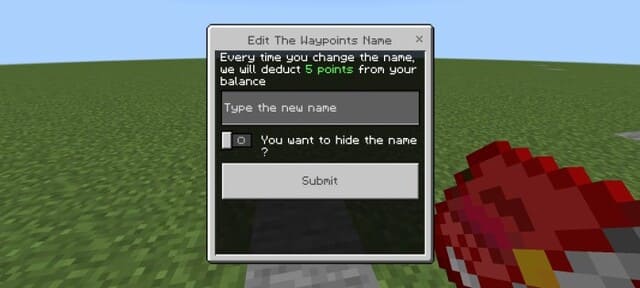 Изменение точек телепорта