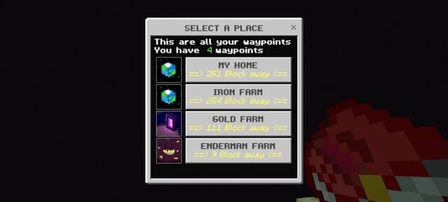 Личные точки телепорта