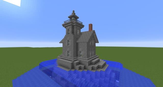 Каменный дом вид сзади