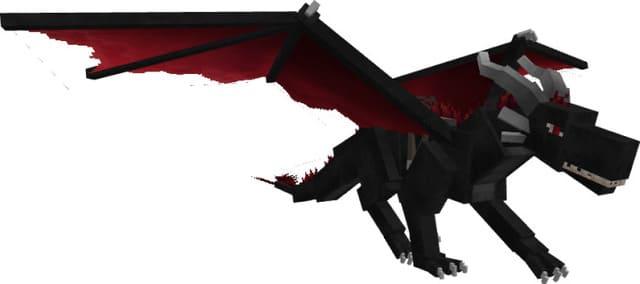 Черный арктический дракон